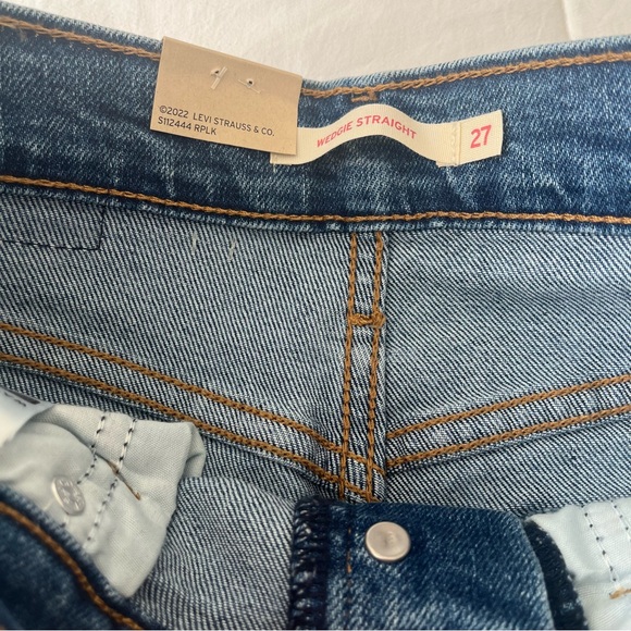 Levi’s Wedgie Straight Women Jeans Size 27 NWT - Picture 8 of 11